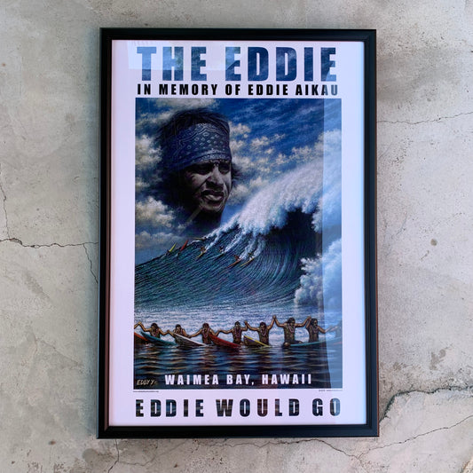 エディ・アイカウ アートカルチャー 36×24インチ (91.5cm×61cm) 額縁約96.2×66cm EDDIE WOULD GO