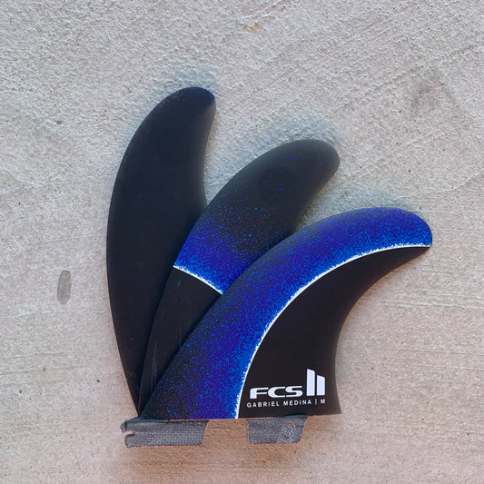 FCS II Gabriel Medina Signature Tri Fin Set ガブリエル トライフィン ブルー