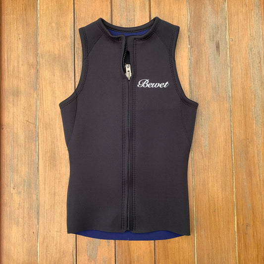 BEWET【ビーウェット】 ACOUSTIC 前ファスナーベスト ウェットスーツ