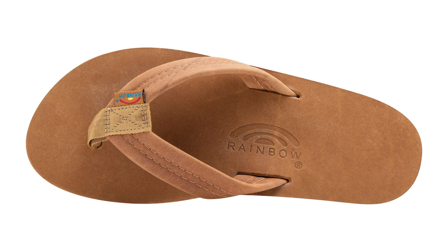 【レインボーサンダル】ラグジュアリーレザー・シングルレイヤー (BKSK)バックスキン Mサイズ(25.5cm-26.5cm)