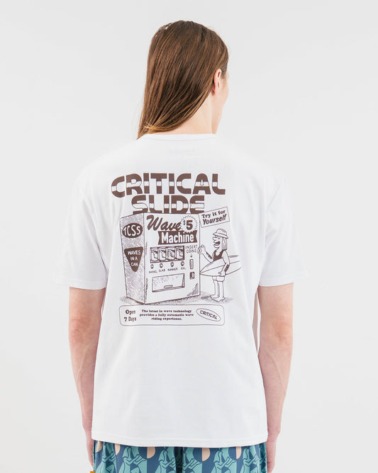 TCSS クリティカルスライド【CRITICAL SLIDE】WAVEMACHINE SURF TEE カラー ホワイト