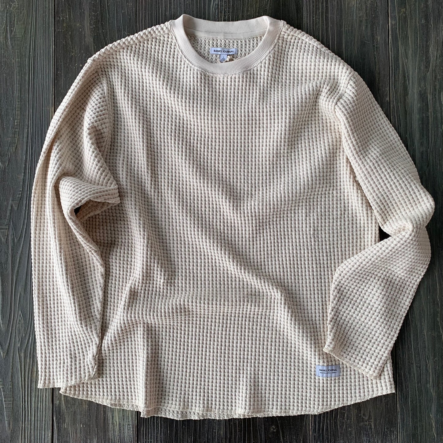 【BANKS JOURNAL】バンクスジャーナル PRESTON BIG WAFFLE カラーBONE