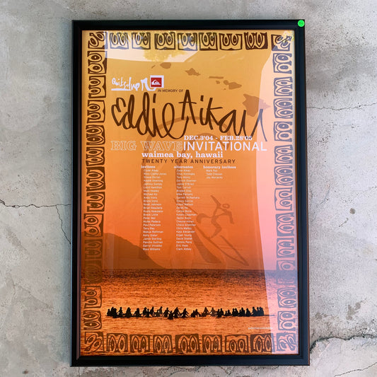 エディ・アイカウ アートカルチャー 36×24インチ (91.5cm×61cm) 額縁約96.2×66cm The Quiksilver in memory of Eddie Aikau 2004-05