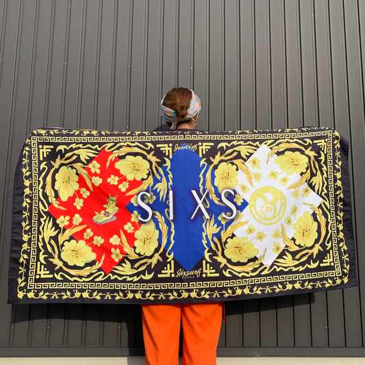 SIXSurfboard WCSSURF オリジナルMICRO FIBER BEACH TOWEL マイクロファイバー ビーチタオル