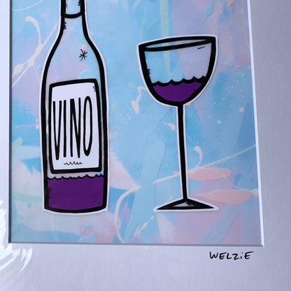 「ウェルジーアート」Welzie Art アートプリント11×14inch(28.0×35.5cm) VINO