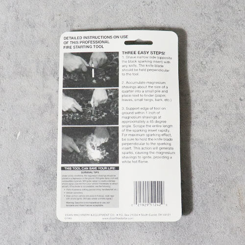 米軍 ファイヤースターター マグネシウム