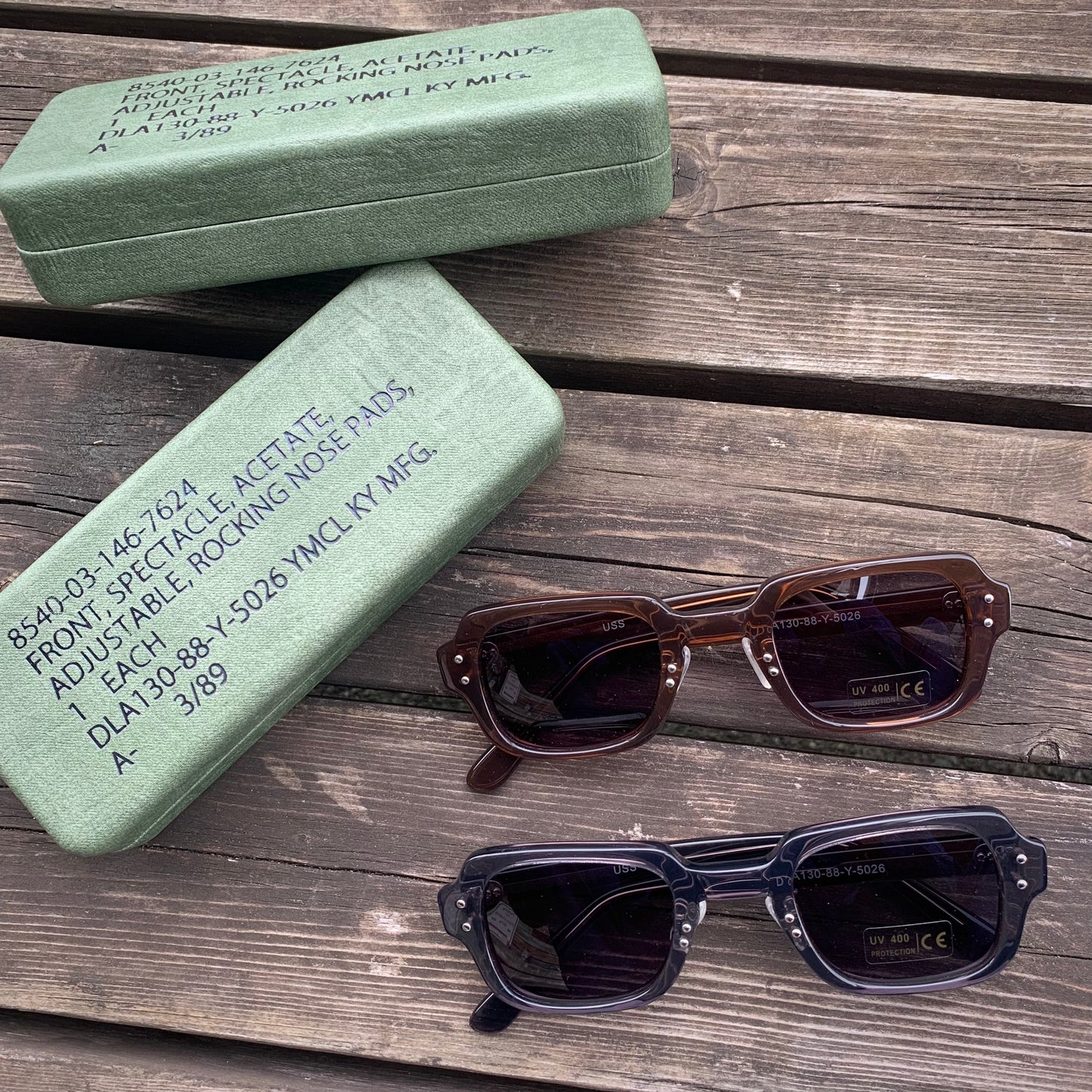 Type S9 USS Military レプリカモデル  アイウェア フレーム アメリカ海軍 サングラス UV 400 PROTECTION レンズ交換可