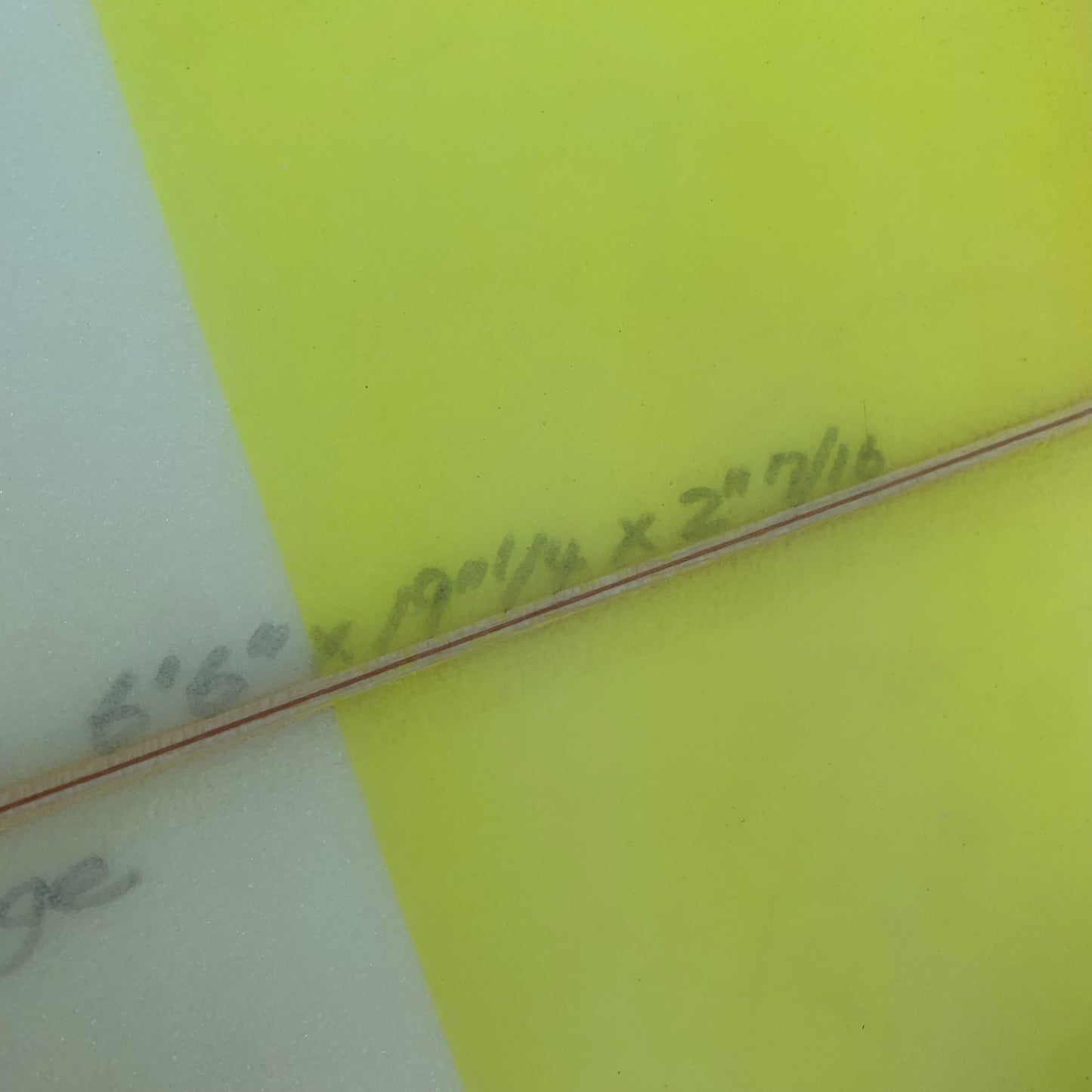 1泊2日レンタル サーフボード 6'6"トライフィン