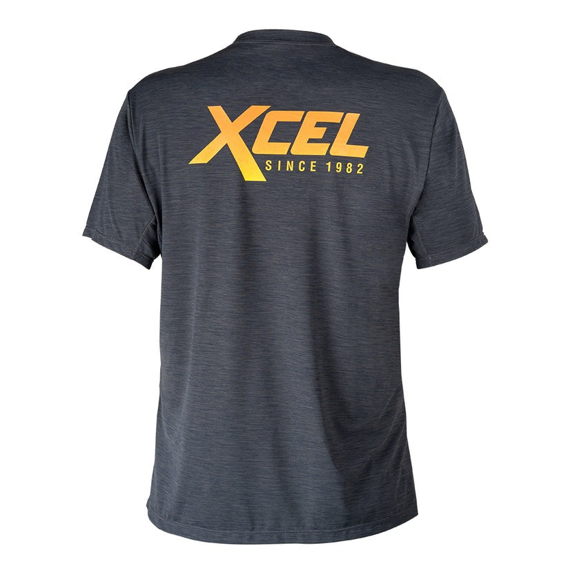 XCEL【エクセル】ハイブリットTシャツ Men's Heathered VentX Retro Short Sleeve