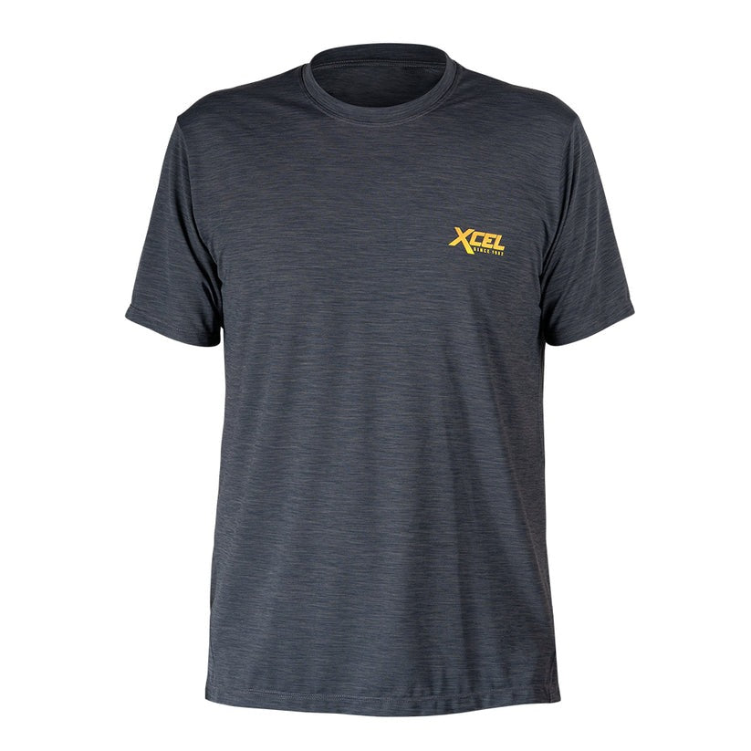 XCEL【エクセル】ハイブリットTシャツ Men's Heathered VentX Retro Short Sleeve