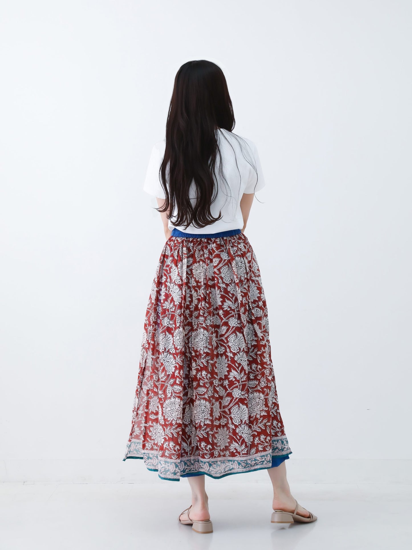 エスニックパンツスカート コットン インド製