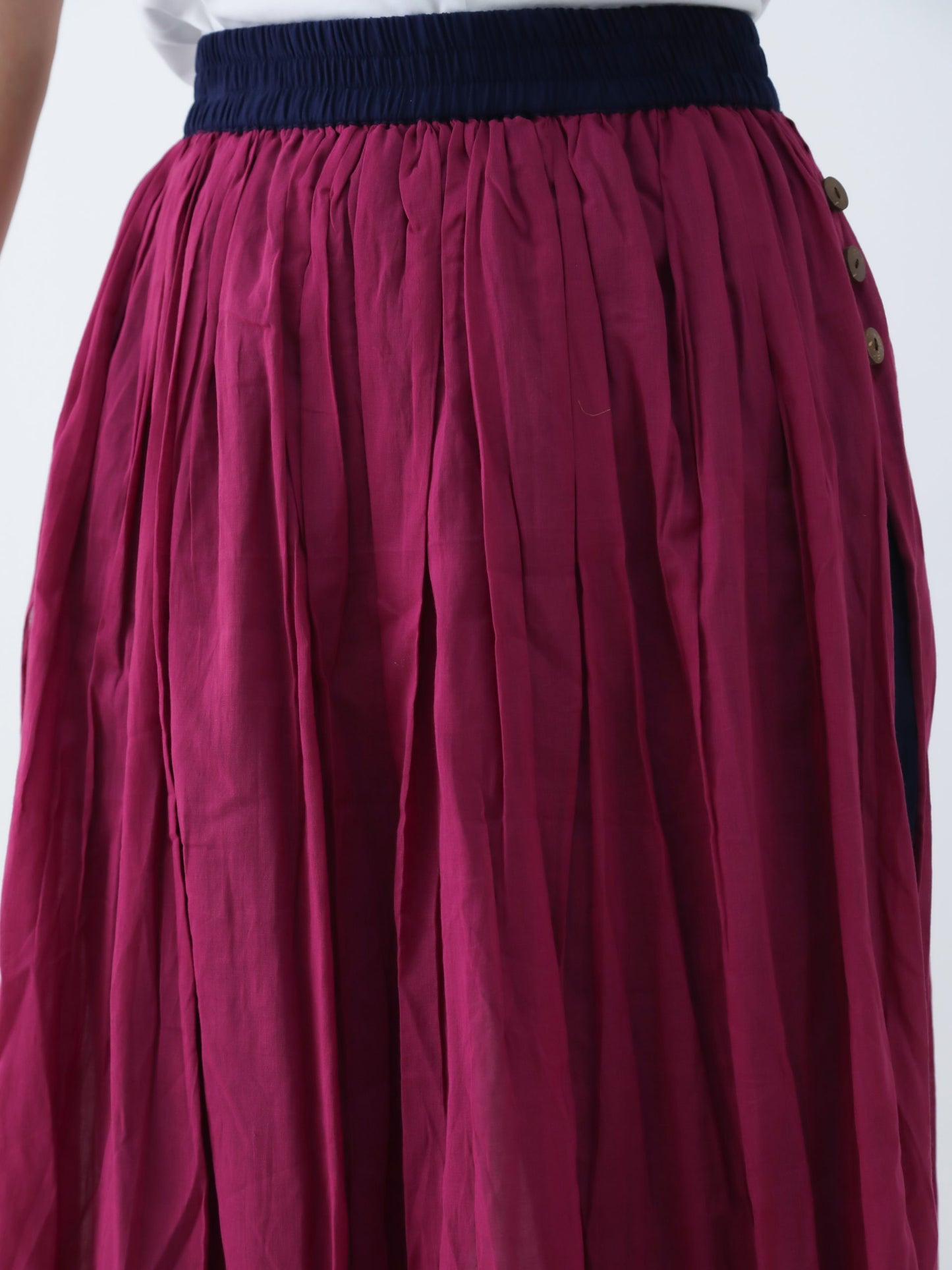 H・B コットン総柄パンツスカート PB-0075 ワンサイズ