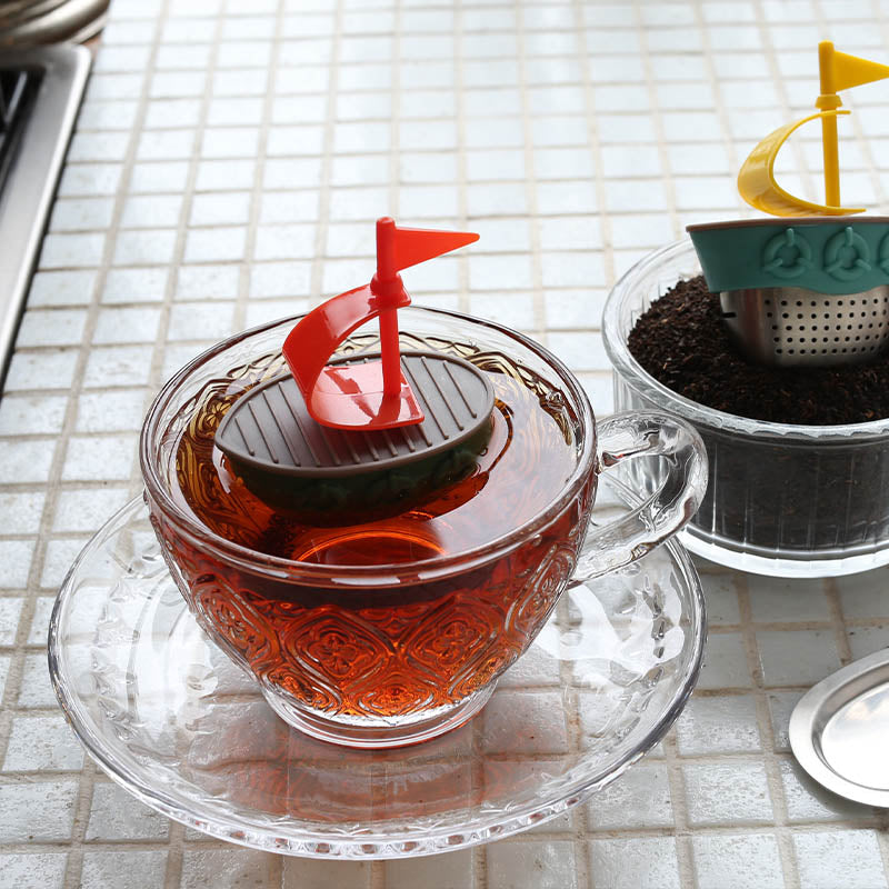 TEA INFUSER AT SEA DAY ORANGE/GREEN ティー インフューザー お気に入りの紅茶を嗜む 優雅な航海