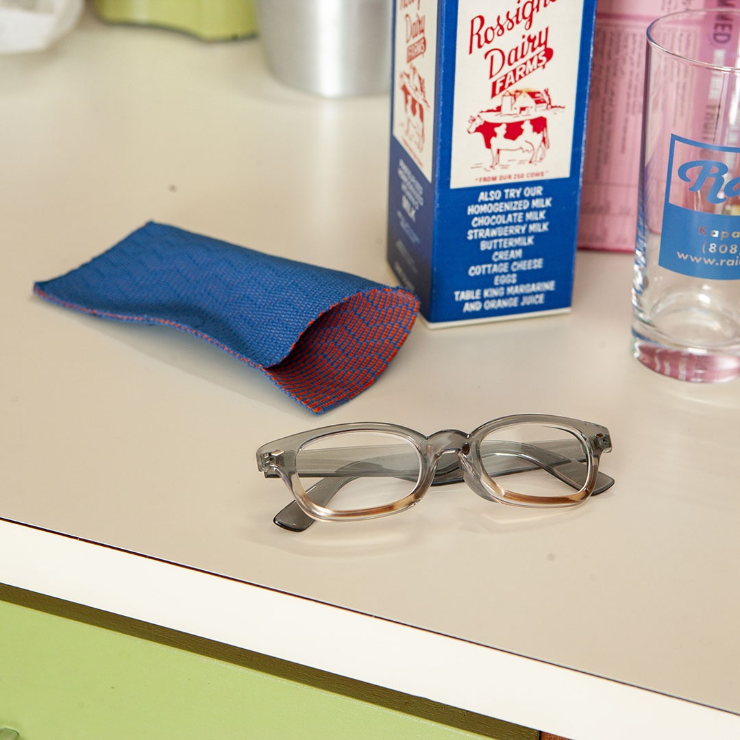 READING GLASSES WATER/BEIGE 1.0 リーディンググラス(老眼鏡)