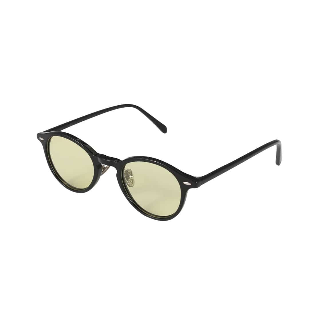 GLASSES WITH COLOR LENS BLACK/GREEN グラス ウィズ カラー レンズ