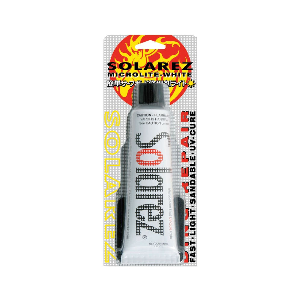 SOLAREZ MICROLITE-WHITE(ソーラーレズ マイクロライトホワイト)14.2g 紫外線で固まるサーフボード修理材