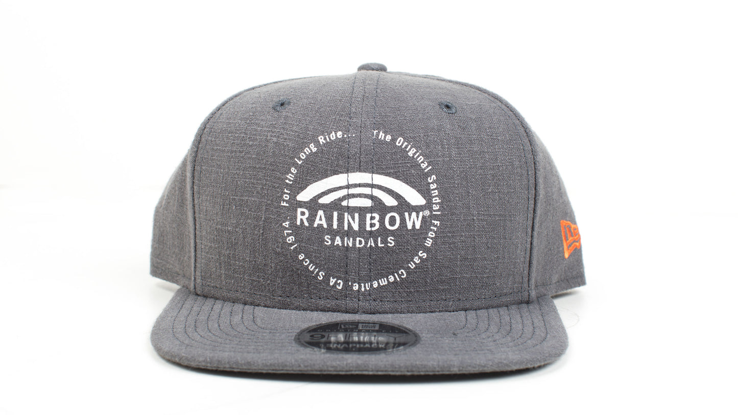 【再入荷】NEW ERA - RAINBOW CIRCLE LOGO GRAPHITE NEW ERA×レインボーサンダル・グレー・キャップ
