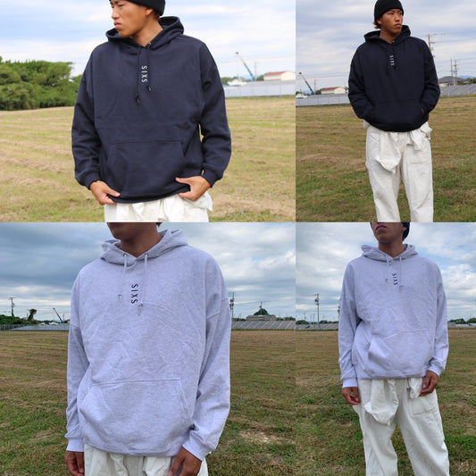 SIXSurfboard 【シックスサーフボード】オリジナル 10オンス ビックシルエットパーカー