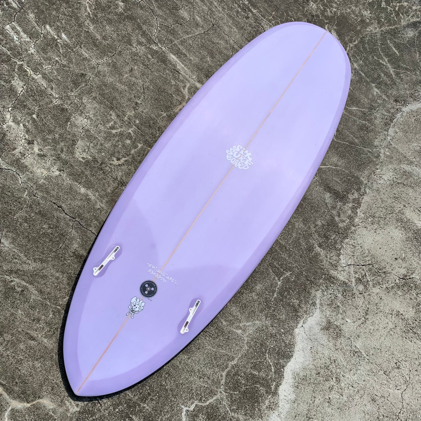 6surfboard【シックスサーフボード】6'4"ツイン