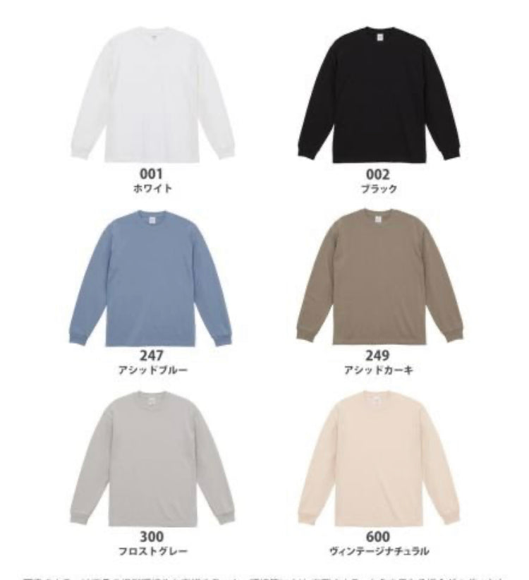 SIXSurfboard 【シックスサーフボード】オリジナル 9.1オンス マグナムウェイト ビッグシルエット ロングスリーブ Tシャツ