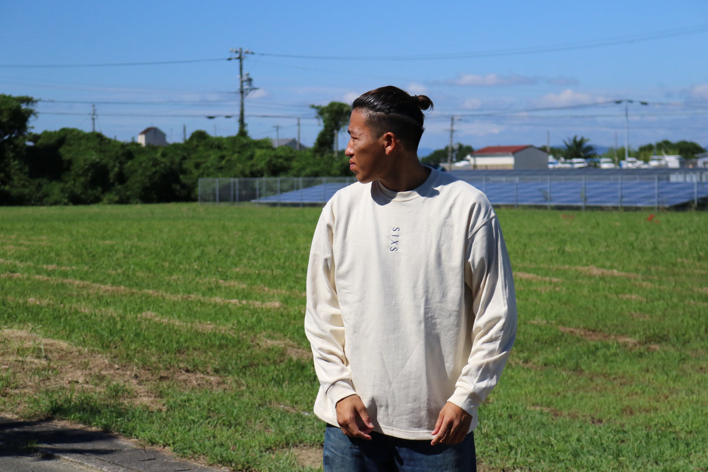SIXSurfboard 【シックスサーフボード】オリジナル 9.1オンス マグナムウェイト ビッグシルエット ロングスリーブ Tシャツ
