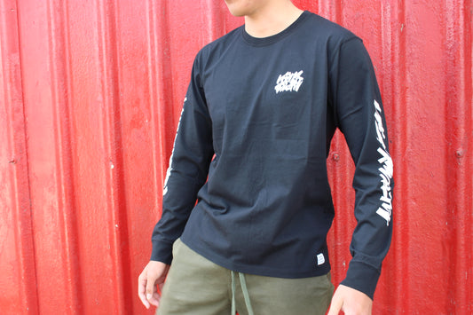 BANKS JOURNAL  DUNKWELL LABEL   L/S TEE バンクス ロンT ブラック