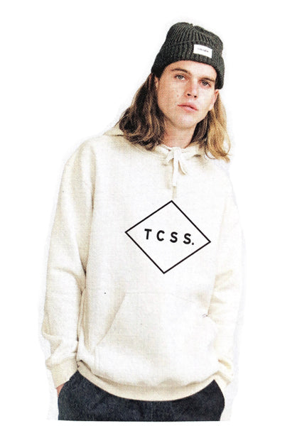 TCSS LOGO HOODIE 【クリティカルスライド】DIRTYホワイト パーカー