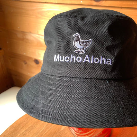 Mucho Aloha【ムーチョアロハ】バケットハット　ブラック