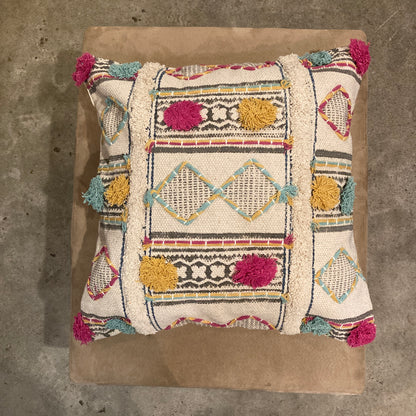 インド棉クッションカバー　コットン100％　