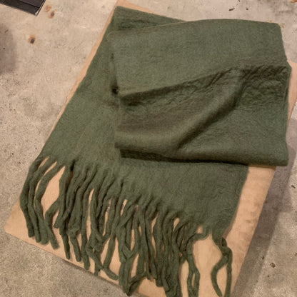 HB　男女兼用 ふわふわ フリンジ マフラー ストール 　全11柄