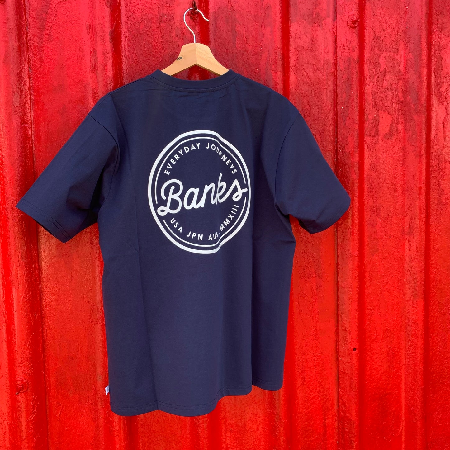 banksjournal【バンクスジャーナル】サーフTEE T08 ネイビー