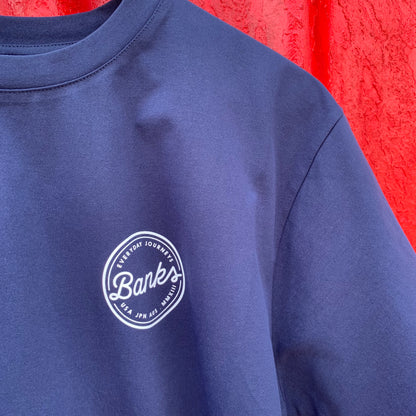 banksjournal【バンクスジャーナル】サーフTEE T08 ネイビー