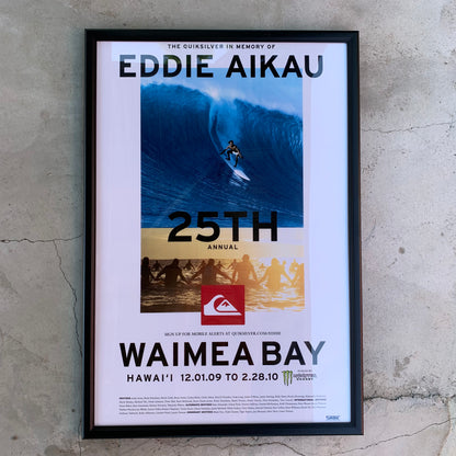 エディ・アイカウ　アートカルチャー　36×24インチ (91.5cm×61cm)　額縁約96.2×66cm　The Quiksilver in memory of Eddie Aikau 2009-10