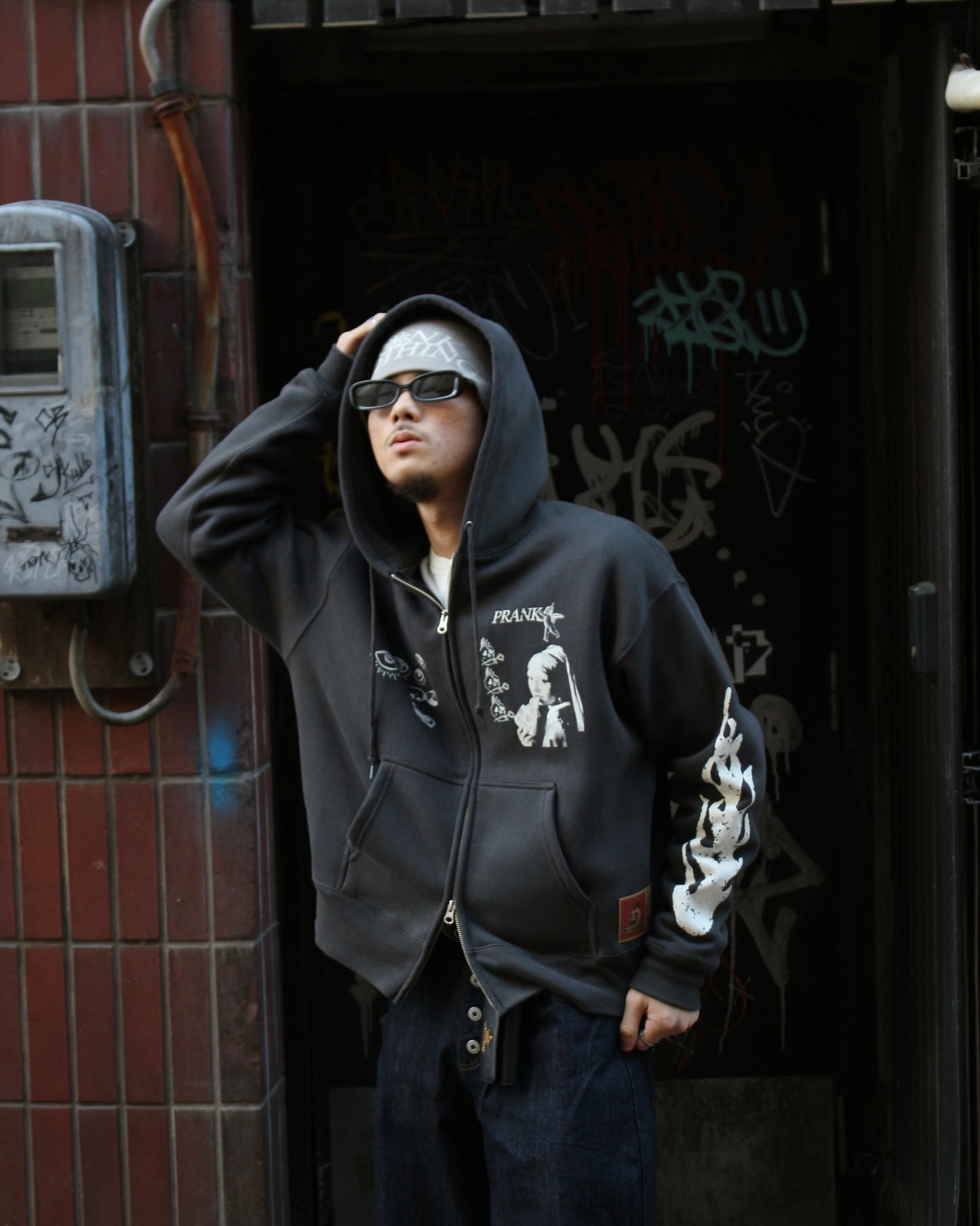 PRANK Double Zip Up Hoodie　【受注生産】