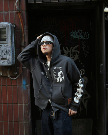 PRANK Double Zip Up Hoodie　【受注生産】