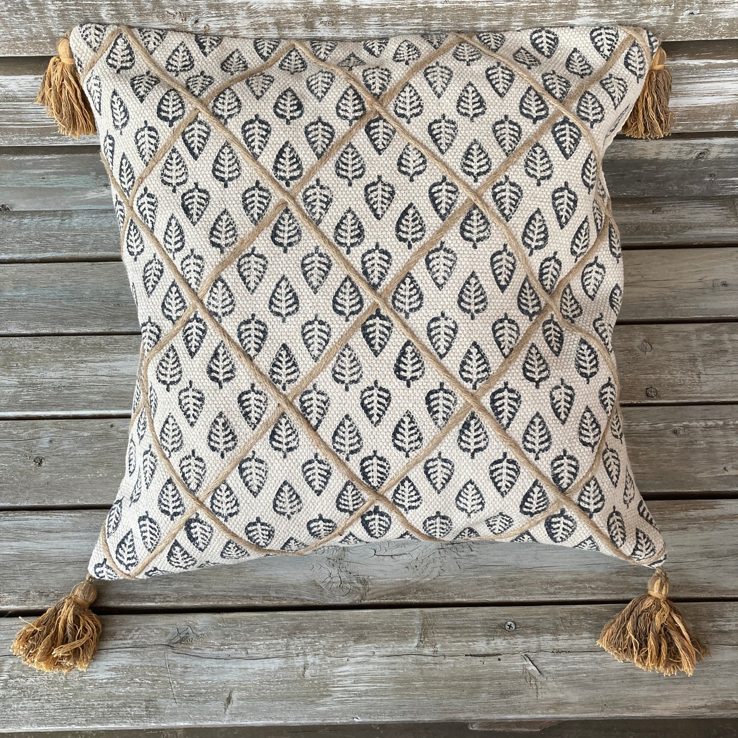 インド棉クッションカバー　コットン100％　