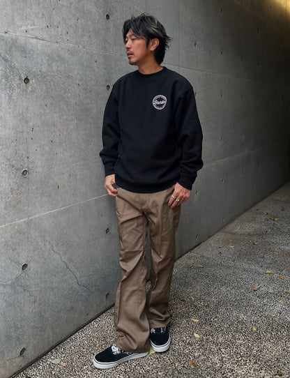 BANKS JOURNAL【バンクスジャーナル】CREW SWEAT CIRCLE ブラック　サイズL