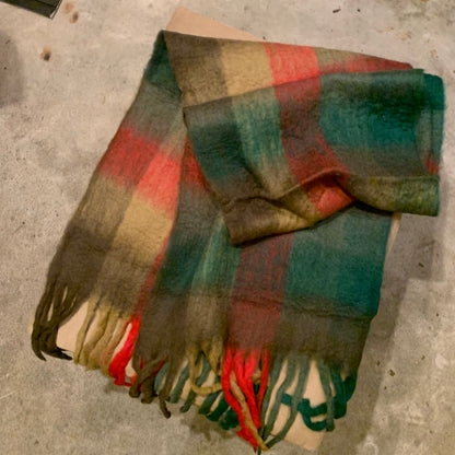 HB　男女兼用 ふわふわ フリンジ マフラー ストール 　全11柄