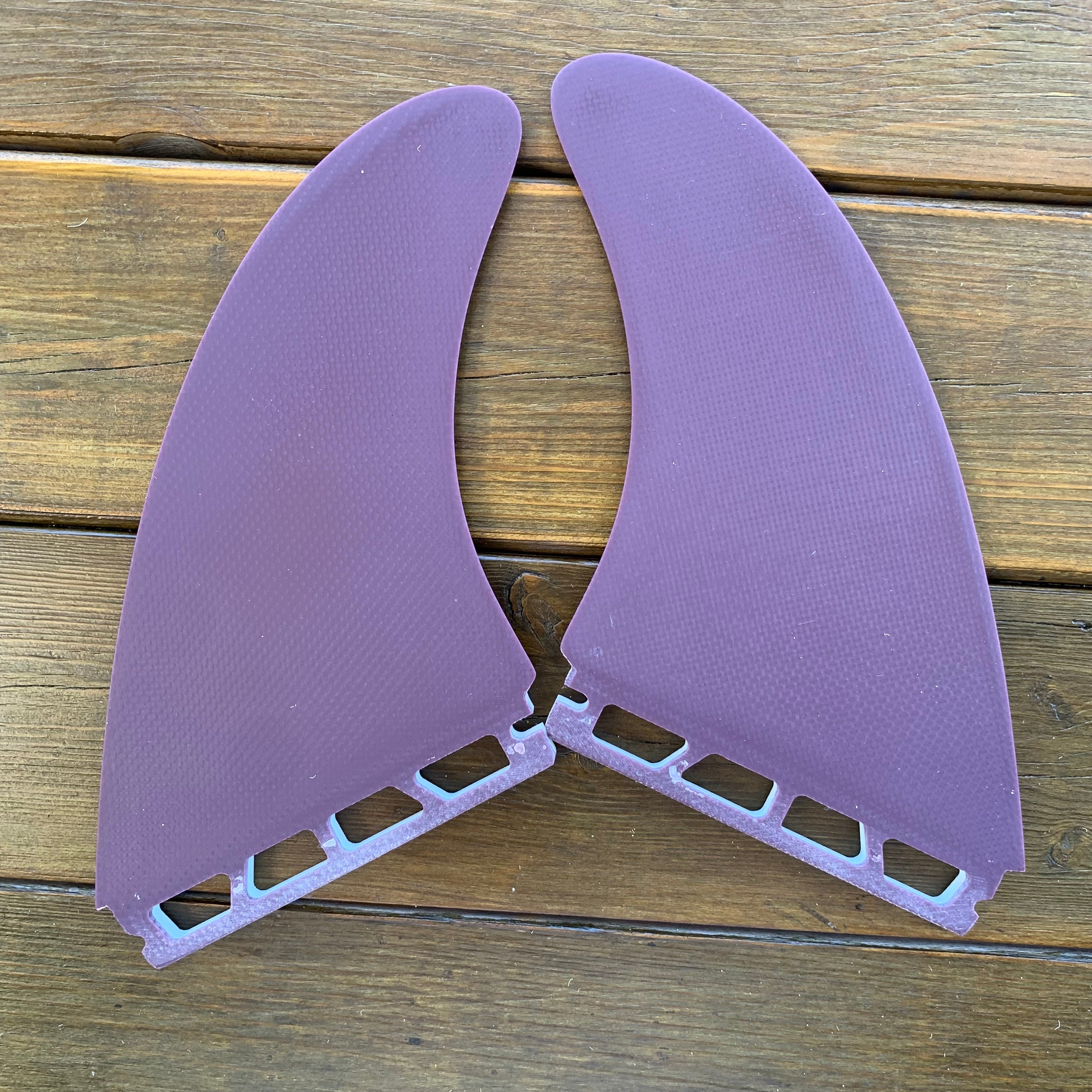 TWIN DUETTE FIBERGLASS WHITE×CHERRY / FUT – WCS SURF