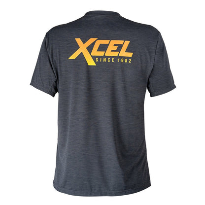 XCEL【エクセル】ハイブリットTシャツ　Men's Heathered VentX Retro Short Sleeve