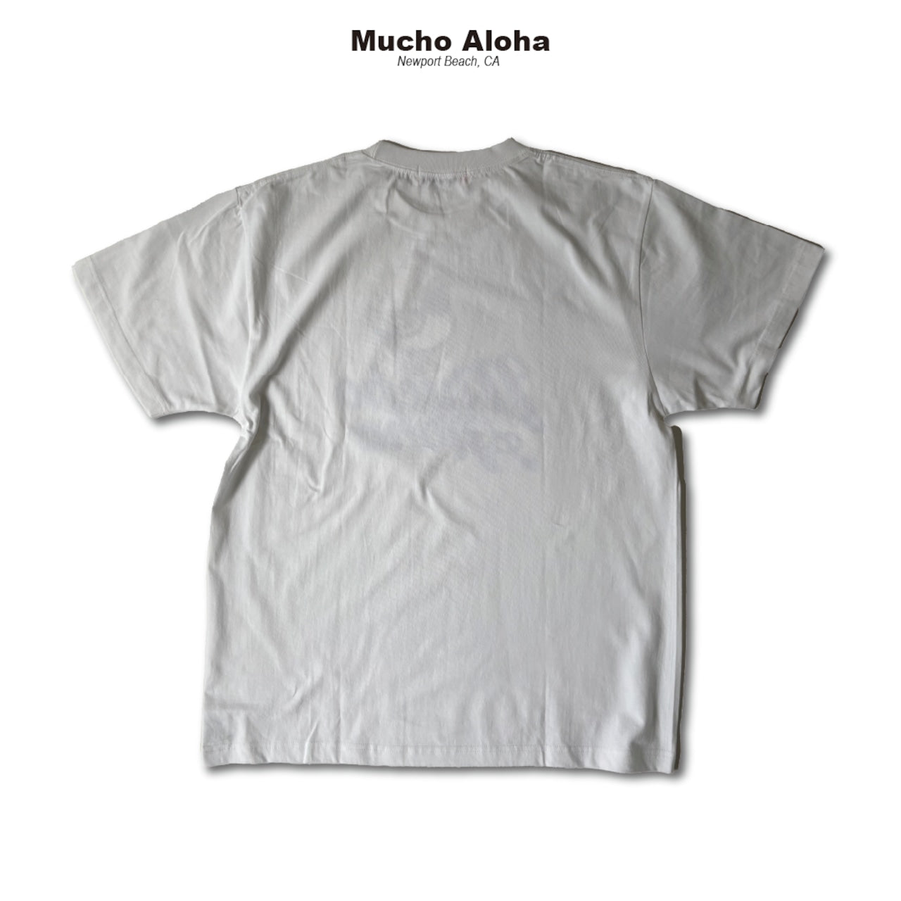 MUCHO ALOHA (ムチョアロハ) CLASSIC LOGO プリント S/S Tシャツ ホワイト MAT-008