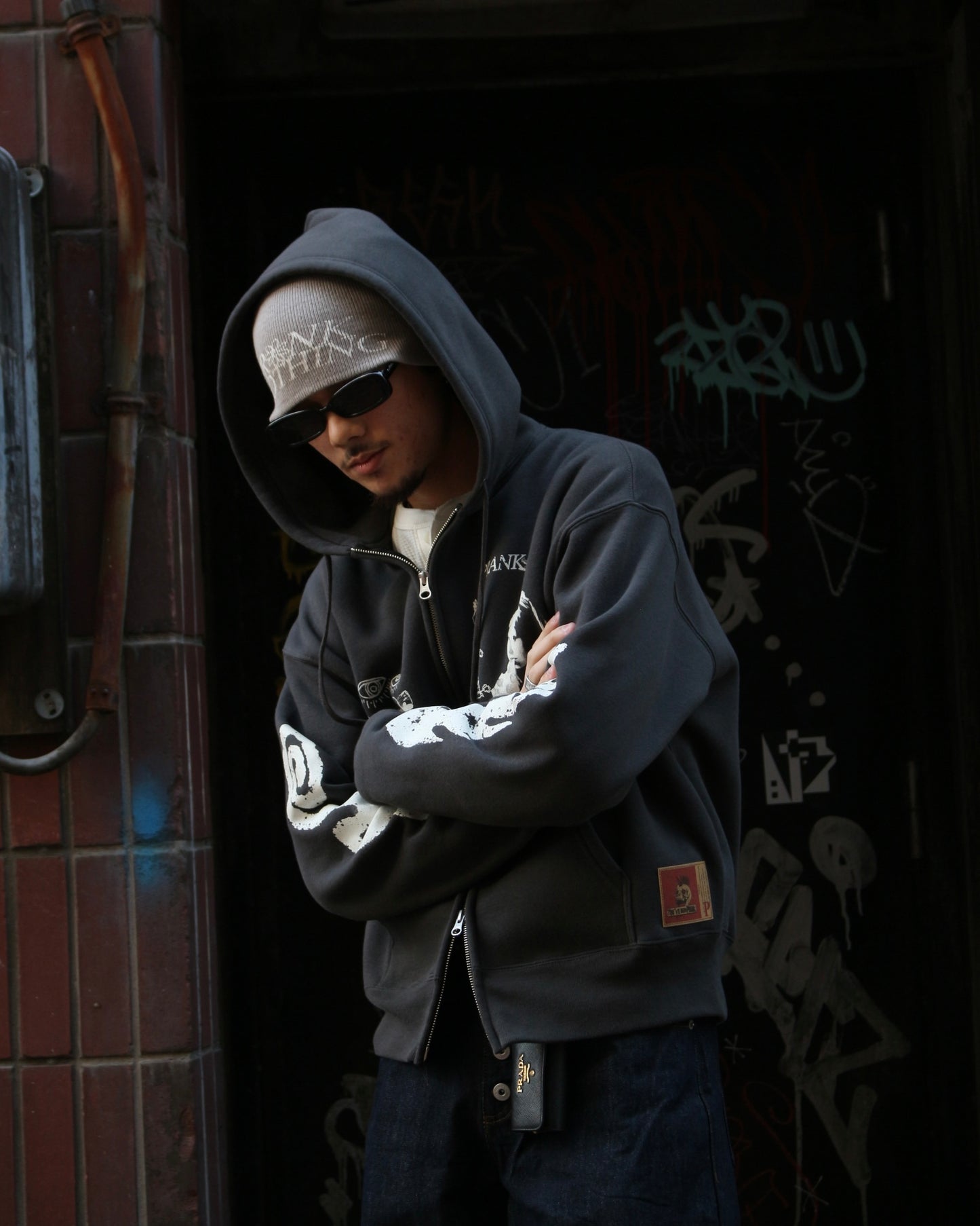 PRANK Double Zip Up Hoodie　【受注生産】