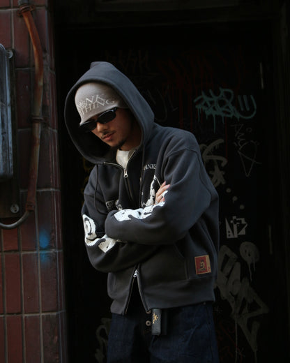 PRANK Double Zip Up Hoodie　【受注生産】