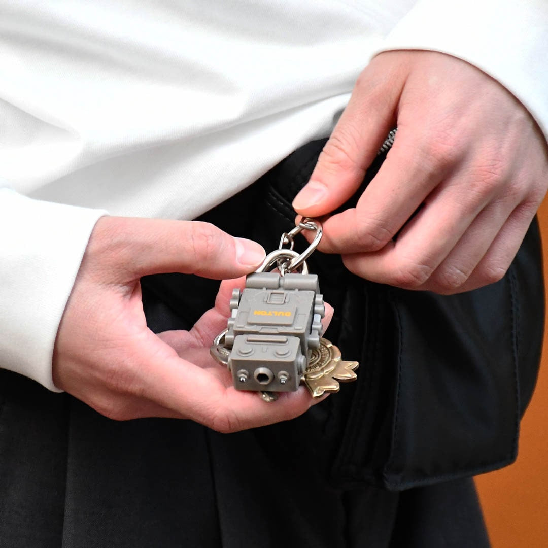 TOOL KEY CHAIN "ROBOT" NAVY　ツール キー チェーン "ロボット"　携帯用ミニドライバーキーホルダー　ライト付き