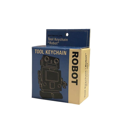 TOOL KEY CHAIN "ROBOT" NAVY　ツール キー チェーン "ロボット"　携帯用ミニドライバーキーホルダー　ライト付き