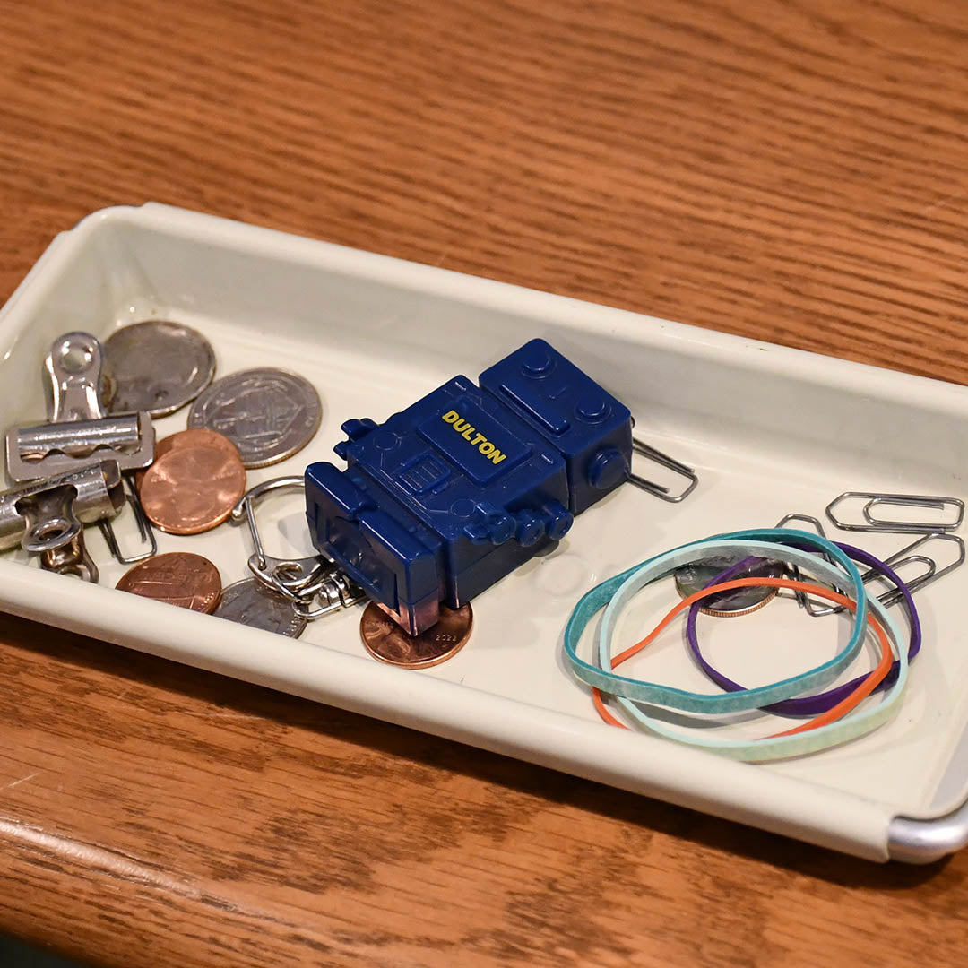 TOOL KEY CHAIN "ROBOT" NAVY　ツール キー チェーン "ロボット"　携帯用ミニドライバーキーホルダー　ライト付き