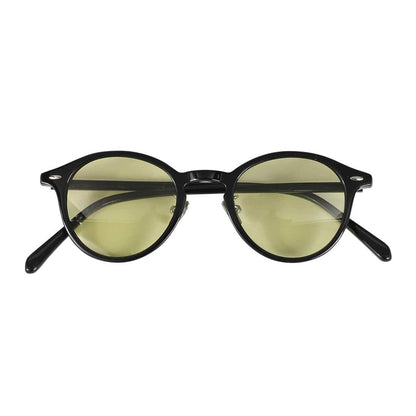 GLASSES WITH COLOR LENS BLACK/GREEN グラス ウィズ カラー レンズ