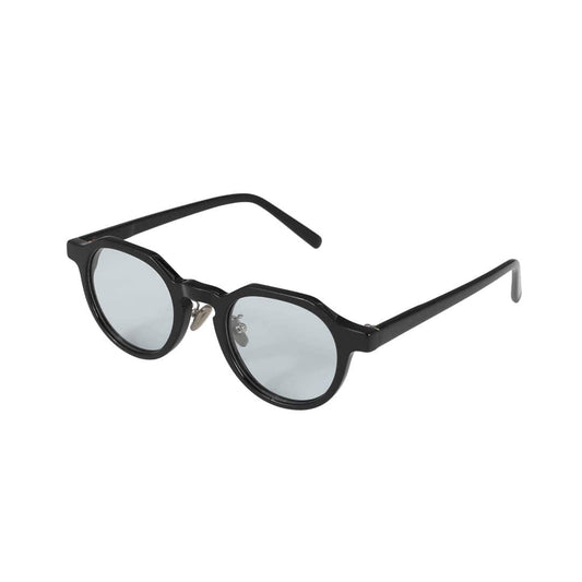 GLASSES WITH COLOR LENS BLACK/BLUE グラス ウィズ カラー レンズ