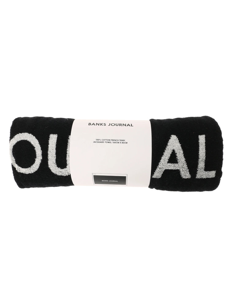 BANKS JOURNAL 【バンクスジャーナル】 LABEL TOWEL　バスタオル