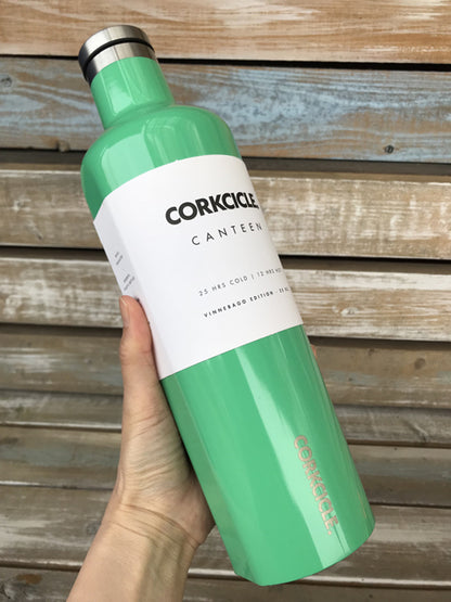CORKCICLEコークシクル　保冷保温ボトル　CANTEEN 25oz（750ml）＜Caribbean Green＞